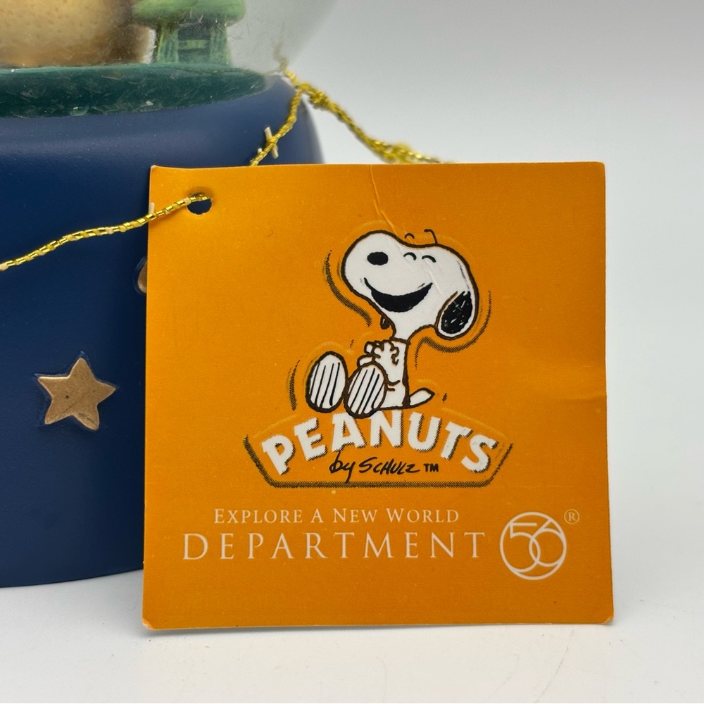 Department 56 Peanuts Snoopy "Sorcerer‘s Apprentice" Halloween Snowglobe - New - Picture 2 of 13